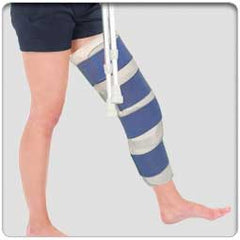 Professional Products Knee Immobilizer ezy wrap® One Size Fits Most 18 Inch Length Left or Right Knee