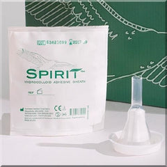 Bard Male External Catheter Spirit™2 Self-Adhesive Band Hydrocolloid Silicone Intermediate