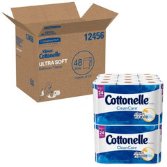 Kimberly Clark Toilet Tissue Kleenex® Cottonelle® Clean Care White 1-Ply Standard Size Cored Roll 170 Sheets 4-1/5 X 4 Inch - M-849705-4149 - Case of 4