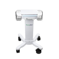 Welch Allyn Electrocardiograph Roll Stand 28 W x 15 H x 38 D Inches White Lower Shelf Not Included