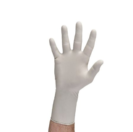 O&M Halyard Inc Exam Glove STERLING-XTRA® X-Large Sterile Pair Nitrile Extended Cuff Length Textured Fingertips Gray Not Chemo Approved - M-849790-4624 - Case of 200
