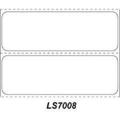 Precision Dynamics Blank Label pdc® Chart Tab White 1 X 3 Inch - M-849985-2213 - Case of 8
