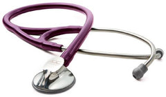 American Diagnostic Corp Cardiology Stethoscope Adscope® Raspberry 1-Tube 19 Inch Tube Single Head Chestpiece