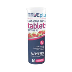 Nipro Diagnostics Glucose Supplement TRUEplus™ 10 per Bottle Chewable Tablet Raspberry Flavor