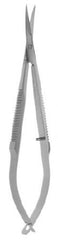 V. Mueller Iris Scissors V. Mueller® 4-1/2 Inch Length Surgical Grade Stainless Steel NonSterile Thumb Handle with Spring Straight Sharp Tip / Sharp Tip - M-850177-2916 - Each