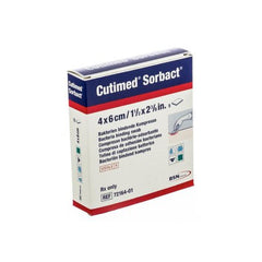 BSN Medical Impregnated Dressing Cutimed® Sorbact® 1.6 X 2.4 Inch Gauze Sorbact Sterile