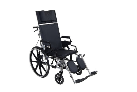 Drive Medical Lightweight Wheelchair drive™ Viper Plus GT Dual Axle Desk Length Arm Flip Back / Removable Padded Arm Style Black Upholstery 16 Inch Seat Width 300 lbs. Weight Capacity