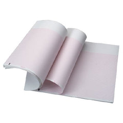 Welch Allyn ECG Recording Paper Welch Allyn® Thermal Paper 8-1/2 X 11 Inch Z-Fold Red Grid