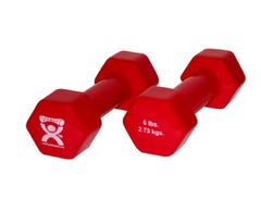 Fabrication Enterprises Dumbbell Hexagon Heads CanDo® 6 lbs.