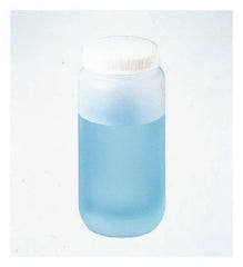 Fisher Scientific Wide-Mouth Bottle Nalgene™ 89 X 120 X 244 mm, Large, 2 Liter, Natural, Linerless Closure, 100 mm Neck Finish, Non-sterile, Round Shape