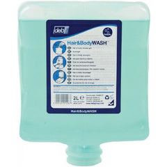 SC Johnson Professional USA Inc Shampoo and Body Wash Deb® 2,000 mL Dispenser Refill Bottle Rainforest Scent