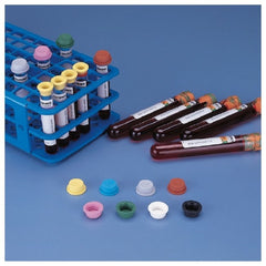 Fisher Scientific Tube Closure Sav-It™ Yellow, Conventional Closure, NonSterile For Test Tubes, Centrifuge Tubes, Specialty Tubes, Evacuated Blood Drawing Tubes