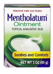 DOT Foods - Kraft Foods Inc Topical Pain Relief Mentholatum® 9% - 1.3% Strength Camphor / Menthol Ointment 3 oz.