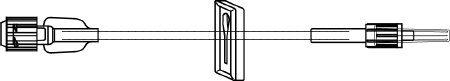 ICU Medical Extension Set 6 Inch Tubing 0.3 mL Priming Volume DEHP-Free - M-851863-3241 - Case of 50