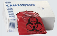 RJ Schinner Co BAG, BIOHAZ RED 24X24 8-10GL 11MIC (1000/CS) - M-851975-1898 - Case of 1000