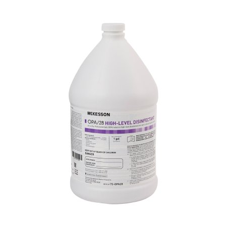 OPA High-Level Disinfectant McKesson OPA/28 RTU Liquid 1 gal. Jug Max 28 Day Reuse - M-852217-4379 - Each