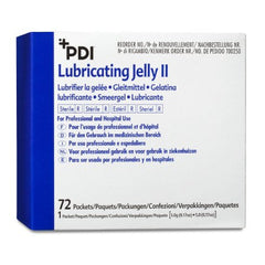 Professional Disposables Lubricating Jelly PDI® Lubricating Jelly II 5 Gram Individual Packet Sterile