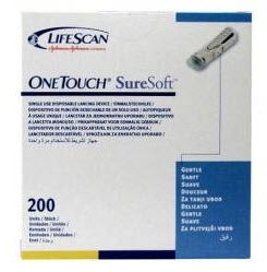 LifeScan Lancet SureSoft™ Fixed Depth Lancet Needle 1.8 mm Depth 28 Gauge
