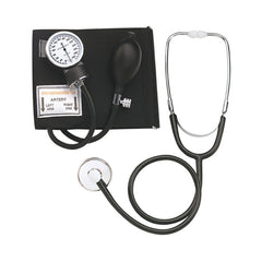 Mabis Healthcare Aneroid Sphygmomanometer Combo Kit Pocket Style Hand Held Size Large Nylon Cuff 22 Inch Stethoscope Tube Classic Stethoscope