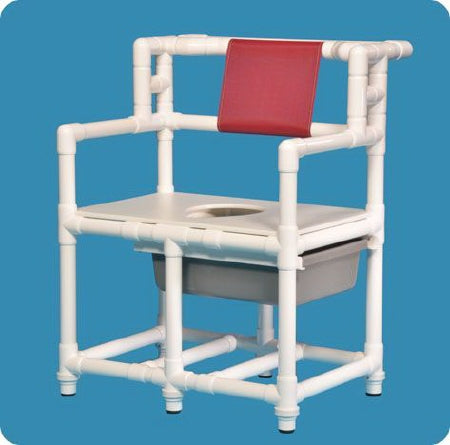 IPU Bariatric Commode Chair ipu® Fixed Arm Plastic Frame