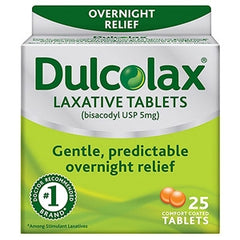 Boehringer Ingelheim Laxative Dulcolax® Tablet 25 per Box 5 mg Strength Bisacodyl USP