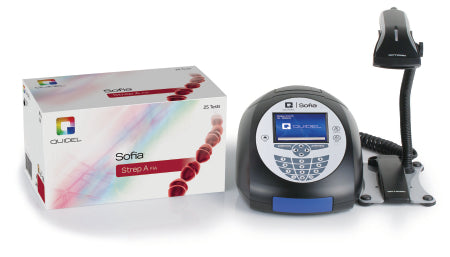Quidel Analyzer and Strep A FIA Test Kit, Promotion Sofia® 3 X 25 Tests CLIA Moderate Complexity