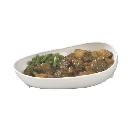 Maddak Scoop Dish Skidtrol Sandstone Reusable 6 Inch Diameter