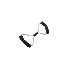Fabrication Enterprises Exercise Resistance Tubing with Handles CanDo® BowTie™ Silver 14 Inch Length 2X-Heavy Resistance