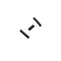 Fabrication Enterprises Exercise Resistance Tubing with Handles CanDo® BowTie™ Tan 14 Inch Length 2X-Light Resistance