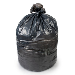 Colonial Bag Corporation Trash Bag Colonial Bag 20 to 30 gal. Black LLDPE 0.45 Mil. 30 X 36 Inch X-Seal Bottom Flat Pack - M-853342-2115 - Case of 250