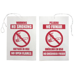 Sunset Healthcare Door / Wall Sign Caution Sunset Warning No Smoking Oxygen in Use - M-853468-1614 - Pack of 50