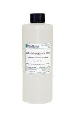 EDM 3 LLC Chemistry Reagent Sodium Hydroxide ACS Grade 10% 16 oz.
