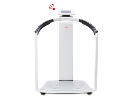 Seca Full Body Composition Analyzer - Standing Stand On seca® 514 Touchscreen Display 660 lbs. Black / White