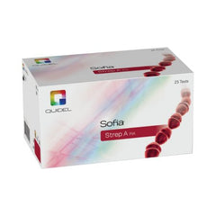 Quidel Rapid Test Kit Sofia® Strep A FIA Fluorescence Immunoassay (FIA) Strep A Test Throat Swab Sample 25 Tests