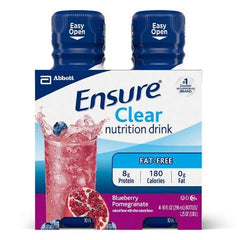 Abbott Nutrition Oral Supplement Ensure® Clear Nutrition Drink Blueberry Pomegranate Flavor Ready to Use 10 oz. Bottle