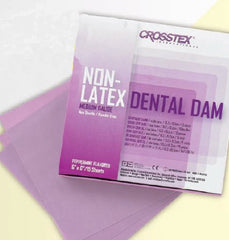 SPS Medical Supply EENT Drape Crosstex® Peppermint Dental Dam 6 W X 6 L Inch NonSterile