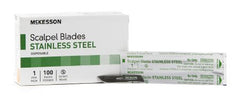 Surgical Blade McKesson Brand Stainless Steel No. 10 Sterile Disposable Individually Wrapped - M-854369-1146 - Case of 50