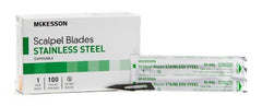 Surgical Blade McKesson Brand Stainless Steel No. 11 Sterile Disposable Individually Wrapped - M-854370-2592 - Case of 50