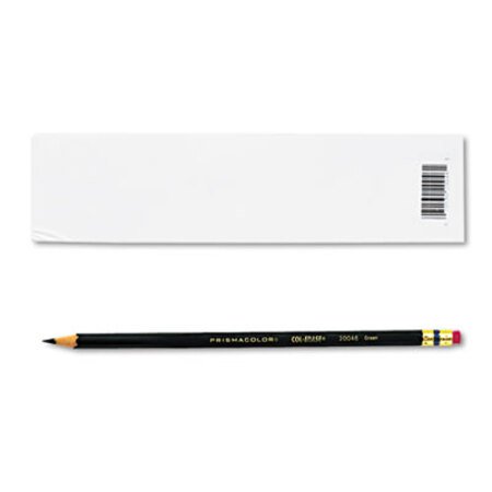 Prismacolor® Col-Erase Pencil with Eraser, 0.7 mm, 2B (#1), Green Lead, Green Barrel, Dozen