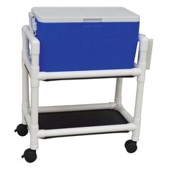 MJM International Hydration Cart 24 X 26 X 41 Inch 23.5 X 25.5 Inch Shelf Size