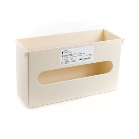 Glove Box Holder McKesson Prevent® Vertical Mounted 1-Box Capacity Putty 3-7/8 X 6-1/2 X 11 Inch Plastic