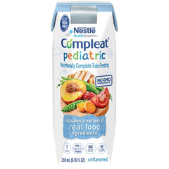 Nestle Healthcare Nutrition Pediatric Tube Feeding Formula Compleat® Pediatric 8.45 oz. Carton Ready to Use Unflavored Ages 1-13 Years