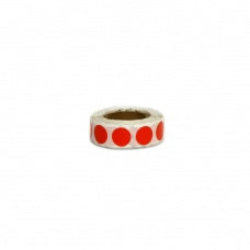 First Healthcare Products Blank Label Tape Label Dot Red Vinyl 1/2 Diameter - M-860329-3821 - Roll of 1