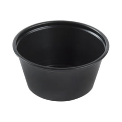 Solo Cup Souffle Cup Solo® 2 oz. Black Plastic Disposable