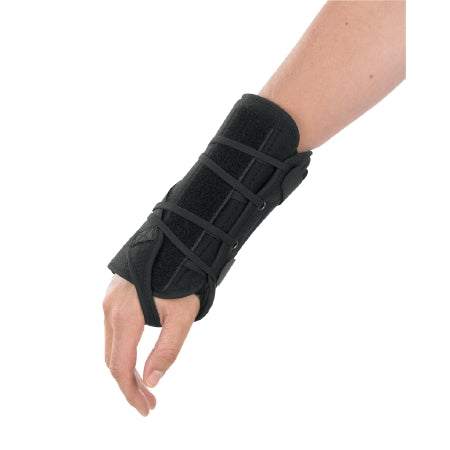 Breg Wrist Brace Apollo Universal Aluminum / Foam Left Hand Black One Size Fits Most