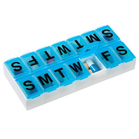 Apothecary Products Pill Organizer Medium 14 Day 2 Dose