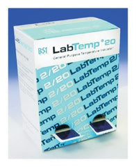 Fisher Scientific Temperature Indicator LabTemp® 20 Celsius 1° to 21°C Adhesive Temperature Sensor Surface Mount Does Not Require Power