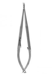 V. Mueller Microsurgical Needle Holder 7 Inch Length Curved Smooth Teeth Round Spring Handle - M-860712-4257 - Each