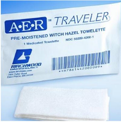 Birchwood Laboratories Hemorrhoid Relief A·E·R™ Traveler Pad 50 per Box