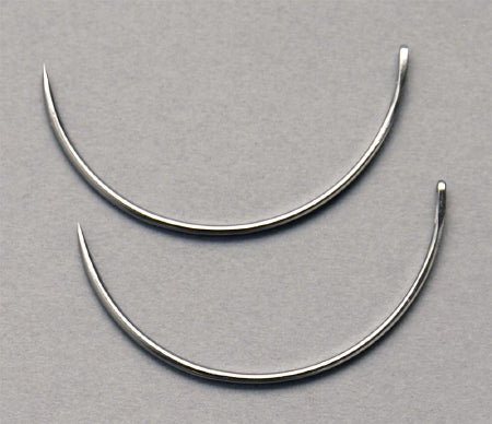 Suture Needle Richard-Allan® 1/2 Circle Taper Point-Light Needle Improved Mayo Catgut Type Size 2 Needle